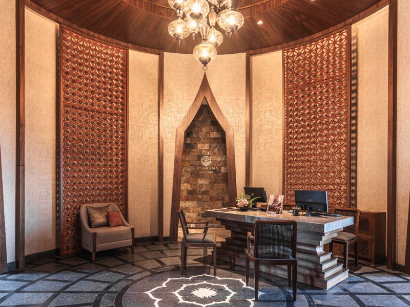 Dusit Thani spa reception
