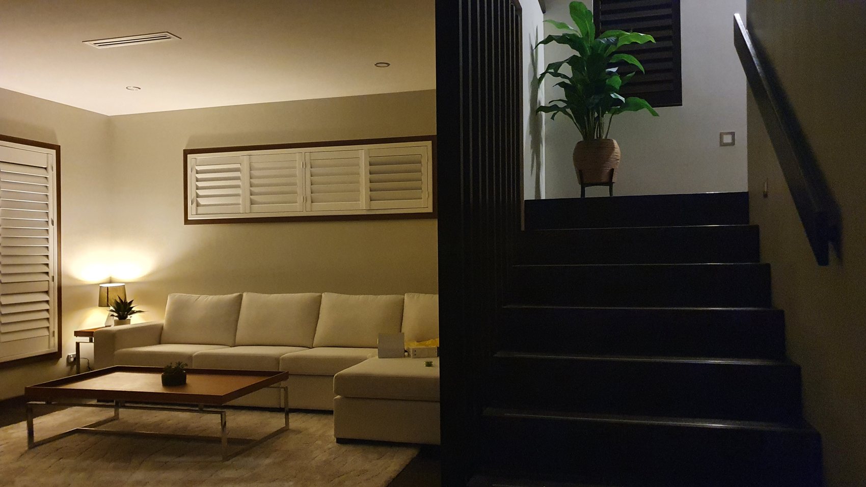 Lounge and staircase